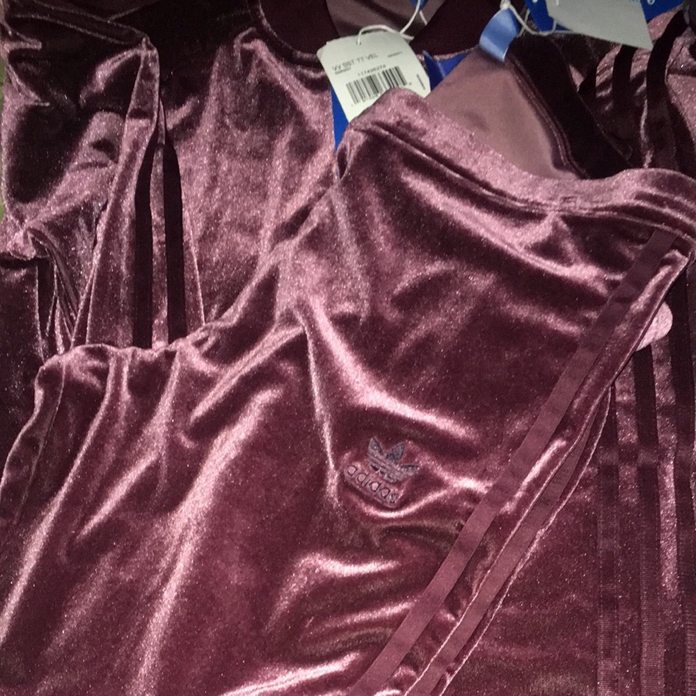 Velvet leggings & jacket